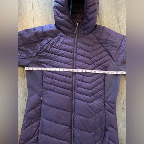 Columbia Womens Oyanta Trail Long Hybrid Jacket Eggplant Purple Size XL - Picture 4 of 8